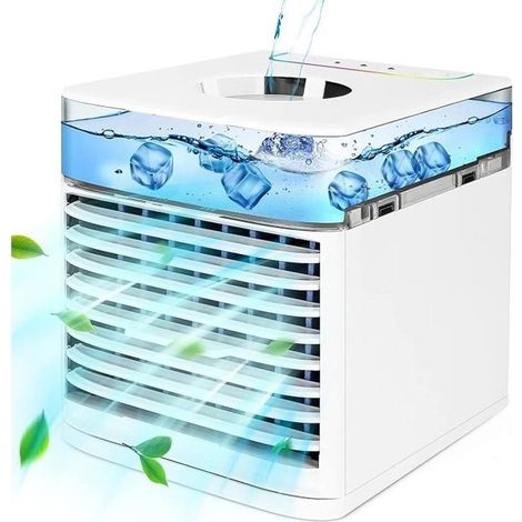 Mini Refroidisseur D'Air Portable, Mini Ventilateur De Refroidissement Usb 4 En 1 À Économie D'Énergie-aquaforge