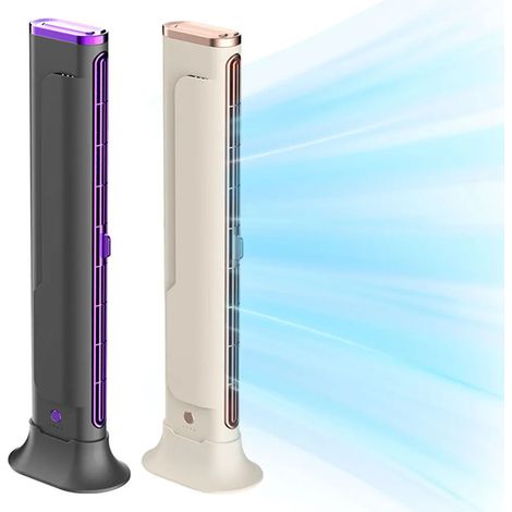 Ventilateur Sans Pales, Ventilation Réglable, Climatiseur, 3 Vitesses, Silencieux, Ventilateur De Bureau, Gain De Place, Oscillant, Pour La Chambre À Coucher-aquaforge