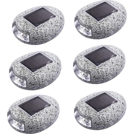 Lampes De Jardin En Pierre, Lampes Solaires Led Étanches Pour Terrasse, Pelouse, Allée Et Entrée De Garage.-aquaforge