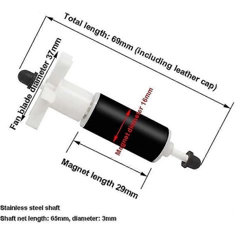 Turbine/rotor Fixe Pour Pompe De Spa Starlight-lay Z Spa E02 (69 Mm) - Wellngs-aquaforge