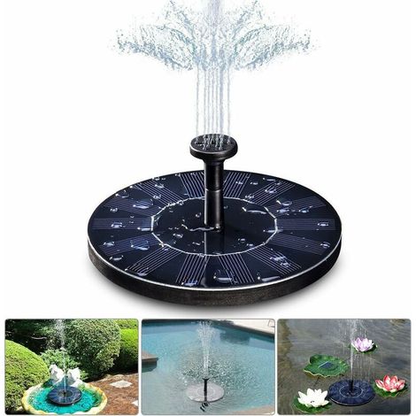Fontaine Flottante Solaire Pour Piscine Extérieure (16 Cm)