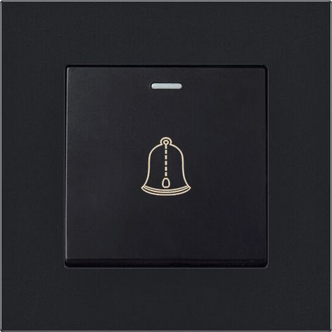 Bouton De Sonnette Sans Fil Ttio 220-250 V, Interrupteur De Sonnette En Verre Trempé Étanche, Anneau Sans Fil De 8,6 Cm (3,38 Pouces).-aquaforge