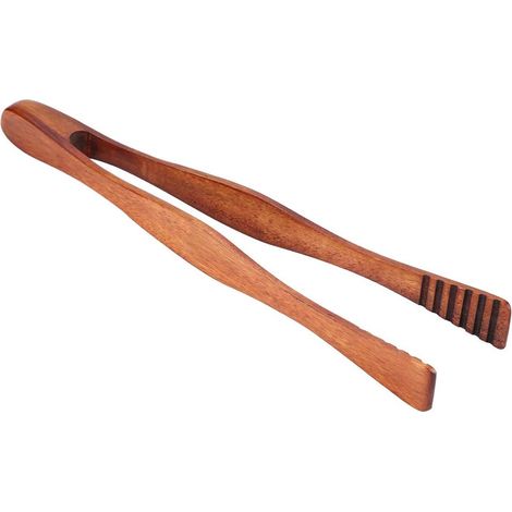 Pince À Griller En Bois, Pince À Toast, Pince De Cuisine Réutilisable, Pince À Aliments Pour Buffet, Pince À Pain Et À Steak, Outils De Service-aquaforge