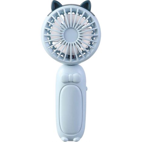 Ventilateur Portable Mini, Pliable Et Rechargeable Par Usb, Idéal Pour Les Voyages, Le Camping Et Le Bureau À Domicile.-aquaforge