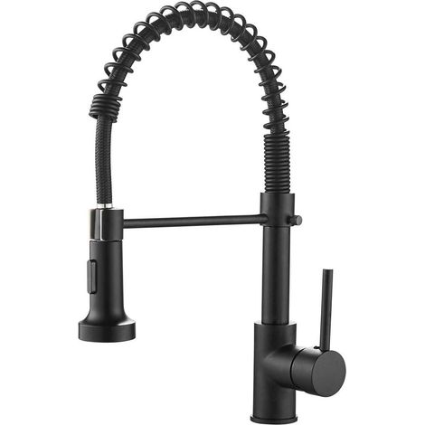 Douchette Extractible Pour Robinet De Cuisine, 2 Fonctions G1/2 Chromée, Pliable, Avec Fonction Pause.