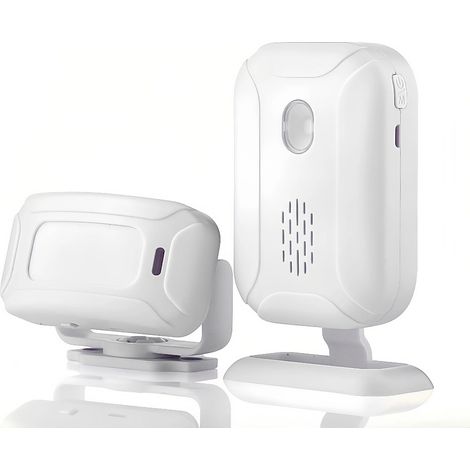 Sonnette De Porte Extérieure Rechargeable Avec Détecteur De Mouvement Infrarouge, Idéale Pour Les Personnes Âgées Et Les Aidants.-aquaforge