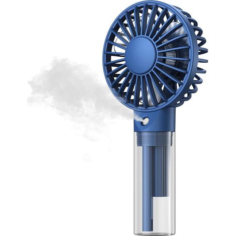 Ventilateur Portable Avec Fonction Brumisateur - Ventilateur Personnel Rechargeable Avec Brumisateur Et Réservoir D'Eau De 32 Ml - Mini Ventilateurs Rafraîchissants Pour Les Voyages Et Les Activités D