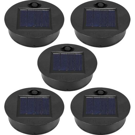 Kit De Pièces De Rechange Pour Lampe Solaire (partie Supérieure : 7 Cm, Partie Inférieure : 6 Cm), Led Blanc Chaud 7 Lumens Étanche-aquaforge