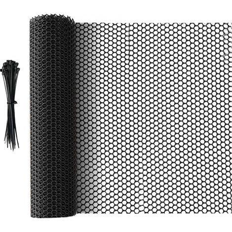 Filet De Clôture En Plastique - 40 Cm X 3 M - Filet Pour Poules - Filet Pour Chats - Clôture Pour Chiens - Filet Pour Oiseaux - Filet De Protection Antichute Pour Animaux - Filet De Jardin - Filet En