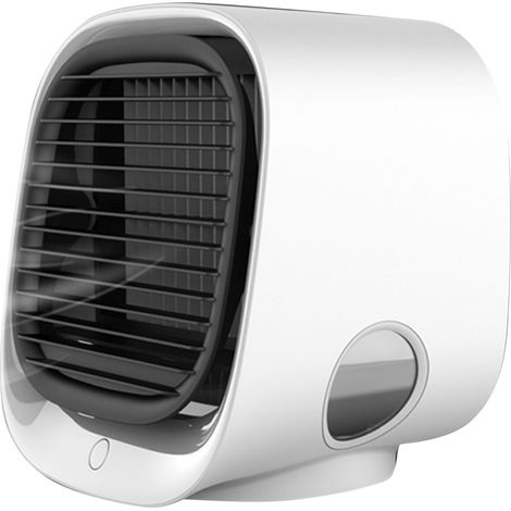 Mini Ventilateur Brumisateur Portable Rechargeable Usb, Blanc, Idéal Pour La Maison Et Le Bureau.-aquaforge