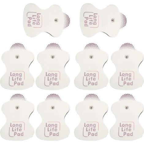 Lot De 10 Électrodes De Rechange Pour Masseurs Omron, Coussinets Longue Durée (10 Pièces)-aquaforge