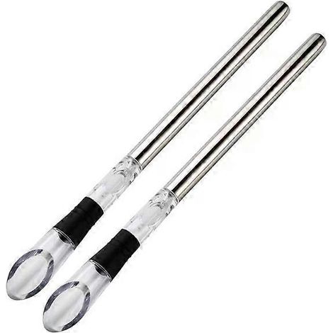 Lot De 2 Refroidisseurs À Vin, Bâtonnets Rafraîchissants Pour Bouteilles De Vin, Carafes À Vin-aquaforge