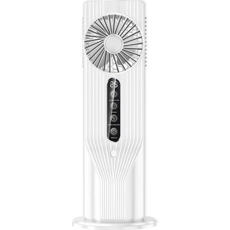 Ventilateur Climatiseur Portable, 6 Vitesses, Alimentation Usb, Blanc-aquaforge