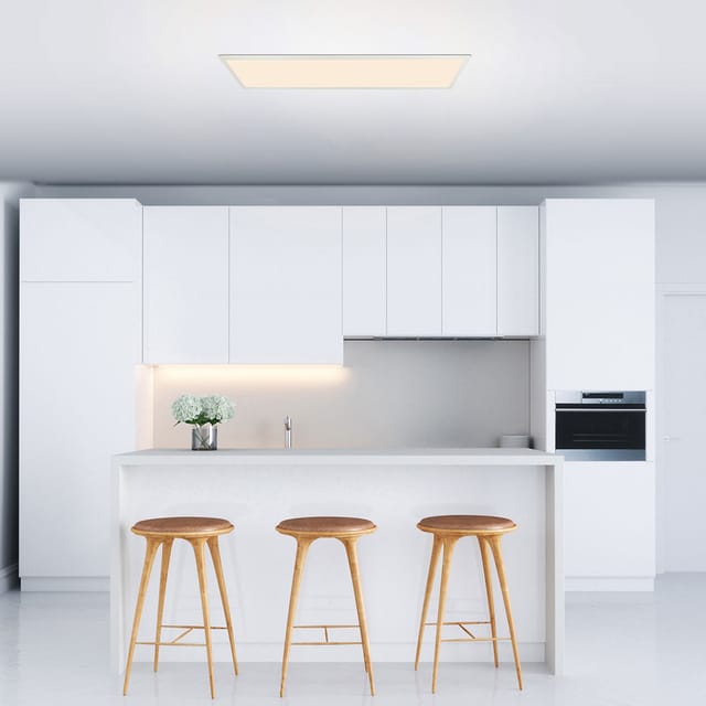 Globo LED-Deckenleuchte Rosi Weiß CCT 120 cm x 30 cm