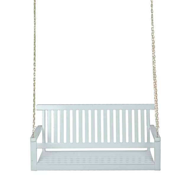 Garden Pleasure Hängebank Augusta 56 cm x 130 cm x 63 cm Weiß FSC®