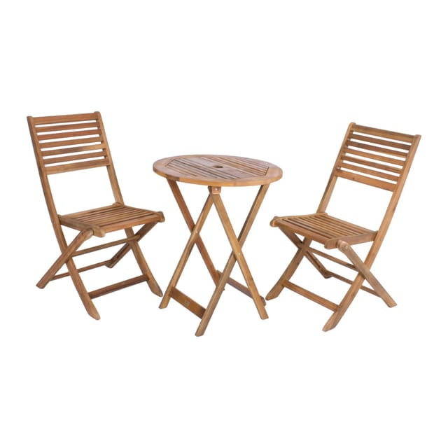 Garden Pleasure Balkonset Ibarra 3-teilig Braun FSC®