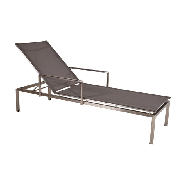 Garden Pleasure Liege Sienna 2er Set 35 cm x 66 cm x 200 cm Silber-Grau