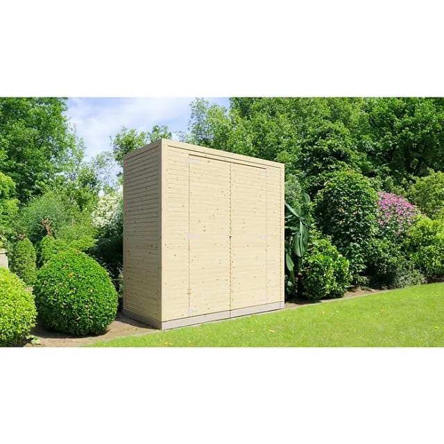 Bertilo Holz-Gartenhaus Box 1 Natur 208 cm x 103 cm FSC®