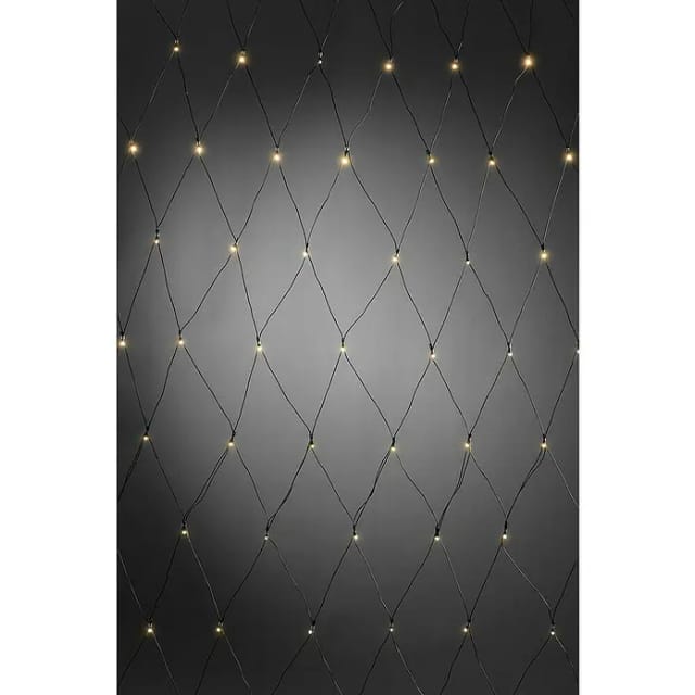 Konstsmide LED-Batterie-Lichternetz 80 LED Warmweiß