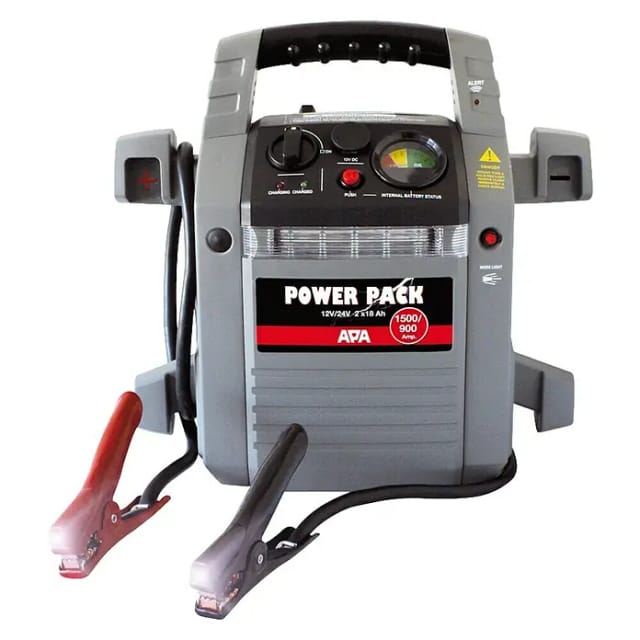 APA Autobatterie-Starthilfe Powerpack 12 V/24 V 900/1.500 A