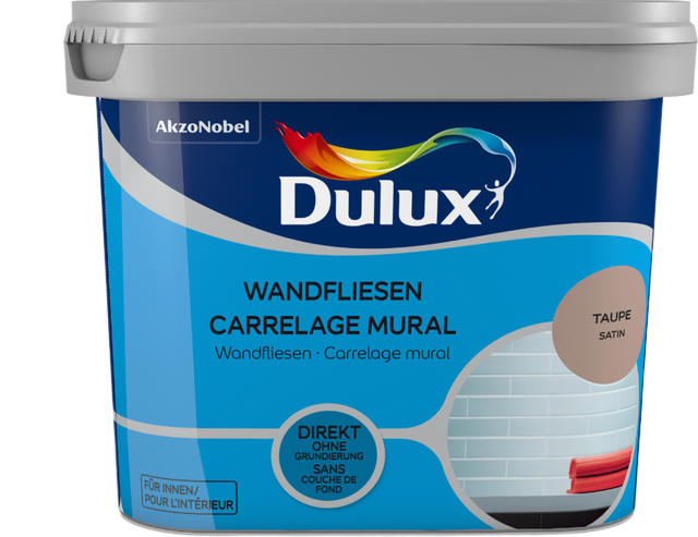 Dulux Fresh Up Wandfliesenlack Satin Taupe 750 ml