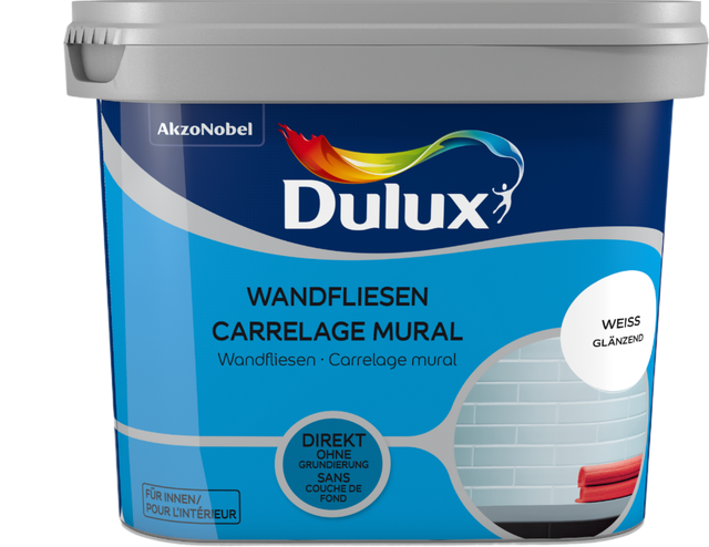 Dulux Fresh Up Wandfliesenlack Glänzend Weiß 750 ml