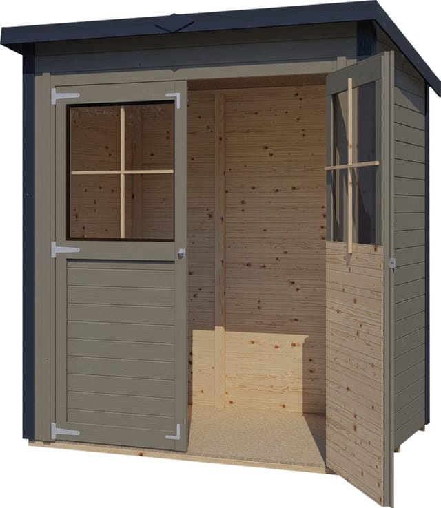 Bertilo Gerätehaus Castano 1 Beige 180 cm x 120 cm FSC®