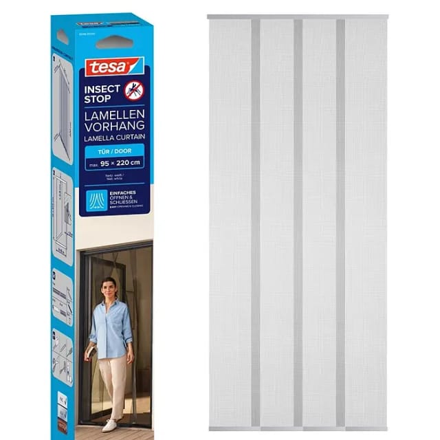 tesa® Insect Stop Lamellenvorhang Tür weiß