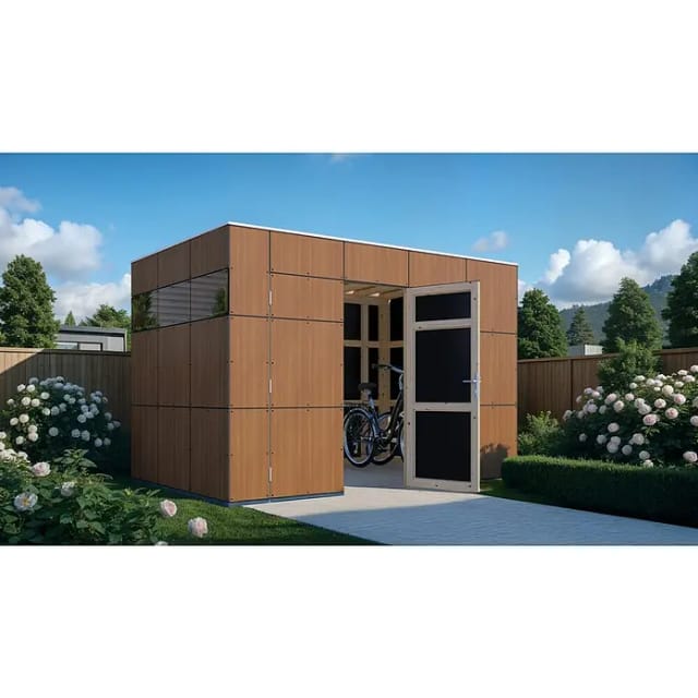 Bertilo Gartenhaus HPL 2 Italian Walnut 345 cm x 229 cm FSC®