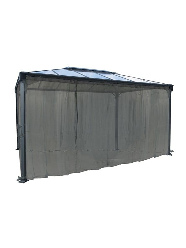 Palram - Canopia Insektenschutznetz für Martinique 3 x 3.6 Pavillon Anthrazit