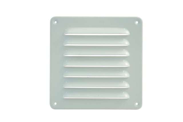 Marley Lüftungsgitter aus Aluminium Weiß 155 x 155 mm