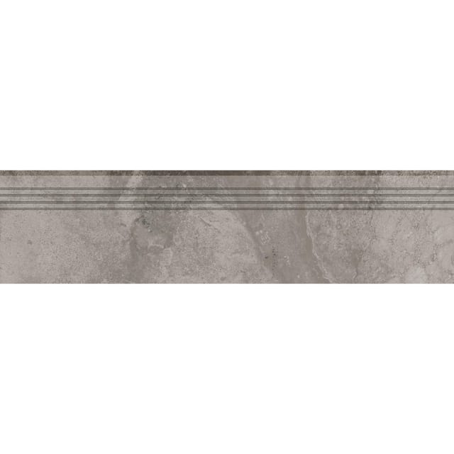 Feinsteinzeug Trittstufe Massa Anthrazit Glasiert Matt Rektifiziert 30 x 120 cm