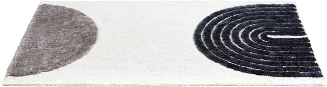 Schöner Wohnen Badteppich Barbados Semi-Circle Linien ca. 67 cm x 110 cm