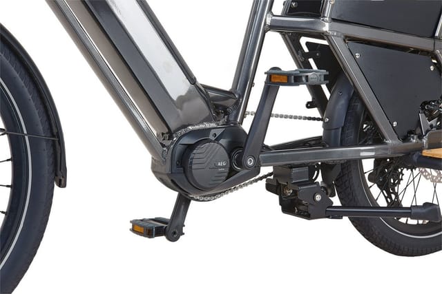 Prophete Urban Longtail-E-Bike Urbanicer 4.0 Grau Metallic Glanz 24 Zoll