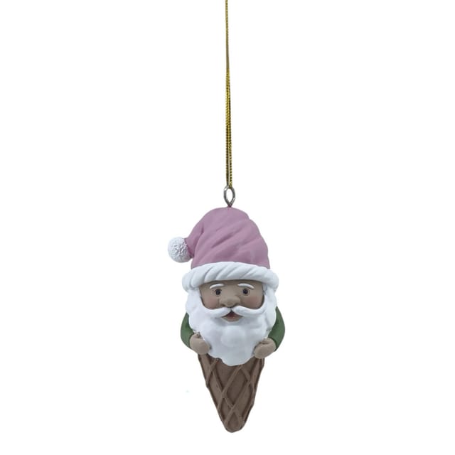 Dekofigur Anhänger Weihnachtsmann 11,5 cm