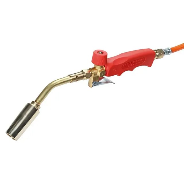Rothenberger Industrial Lötbrenner-Set inkl. 2 m Propan-Gasschlauch und Zubehör