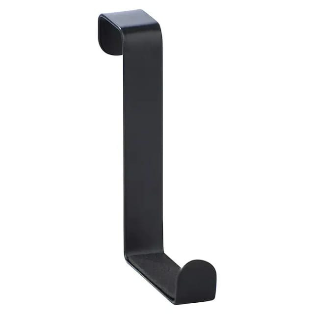 Wenko Türgarderobenhaken Schwarz Matt 4er-Set