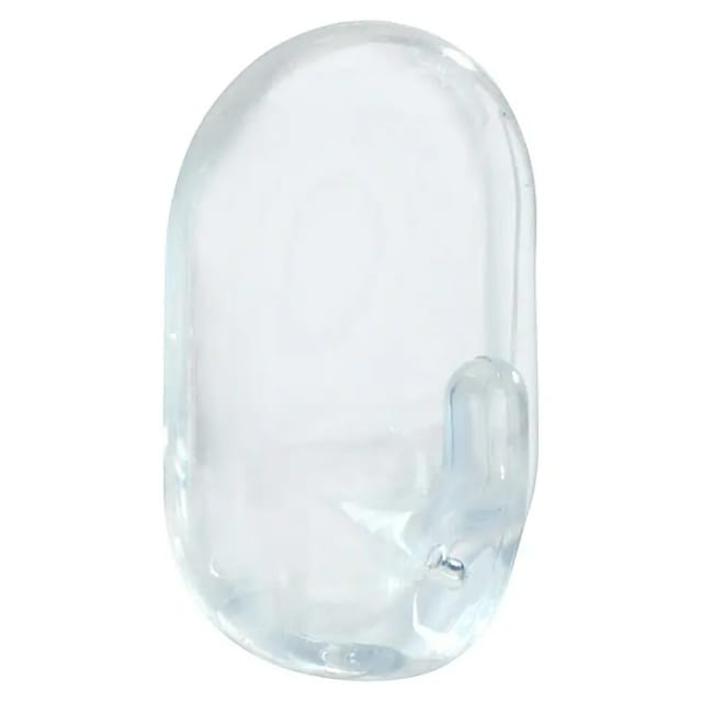 Wenko Ovalhaken Transparent 3er-Set