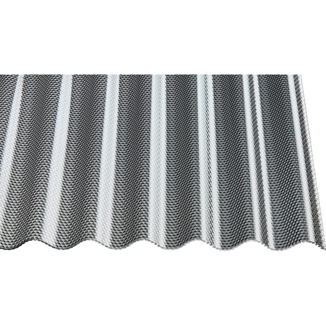 Acryl-Profilplatte Sinus 76/18 Wabe Graphit 300 cm x 104,5 cm