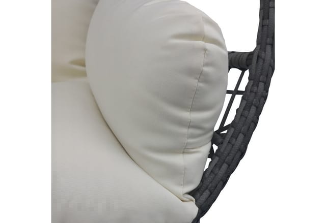 greemotion Hängesessel Kuba Stahl/Rattan Schwarz