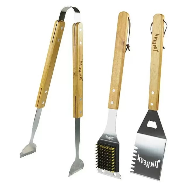 Jim Beam Grillbesteck 3 tlg. Bürste