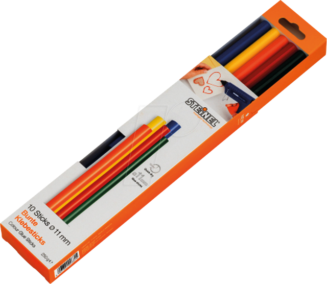 Steinel Heißklebesticks Color 10 Stück Ø 11 mm