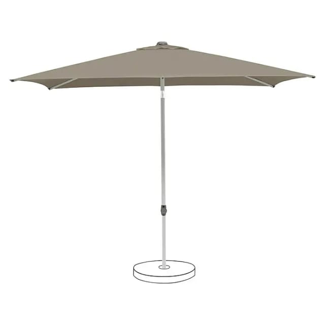 Suncomfort by Glatz Marktschirm Taupe hell mit Neigungsfunktion