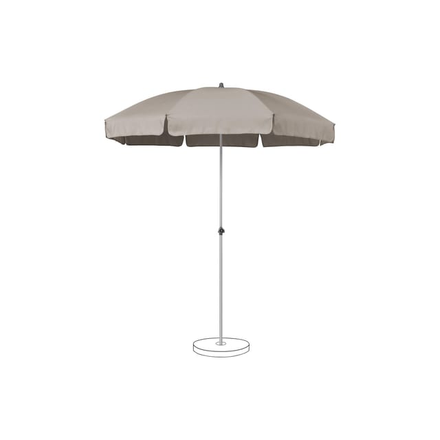 Suncomfort by Glatz Marktschirm Taupe hell mit Dreh- & Neigungsfunktion