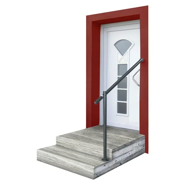 Treba Eingangsgeländer GA5 Bodenmontage 115 cm Aluminium Anthrazit