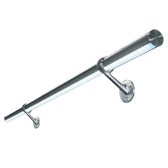 Treba LED-Handlauf-Set LightRail LR1 Ø 4,2 cm x 150 cm Aluminium Eloxiert