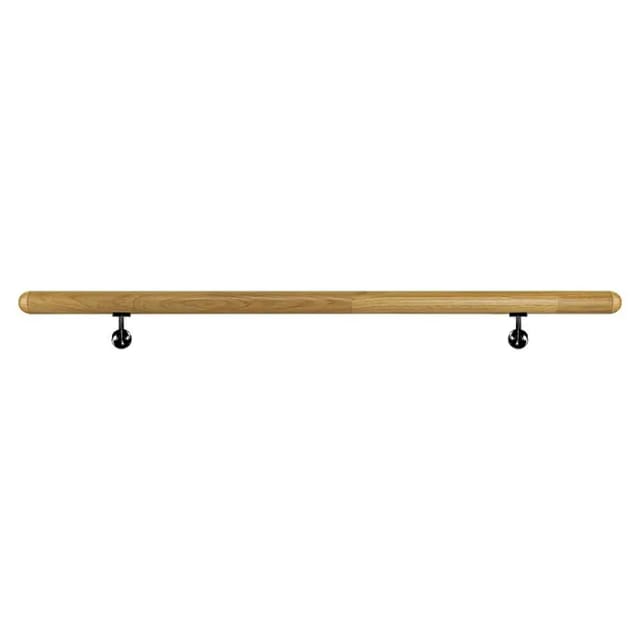 Treba Handlauf-Set H28 Ø 4,2 cm x 150 cm Eiche Lackiert
