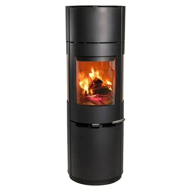 Aduro Kaminofen 9.7 mit Aduro Tronic Schwarz 6 kW Stahl EEK: A+