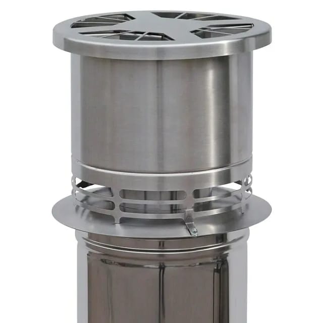 Aduro Rauchsauger Draft Optimizer Stahl Silber 46 cm x 32 cm x 32 cm
