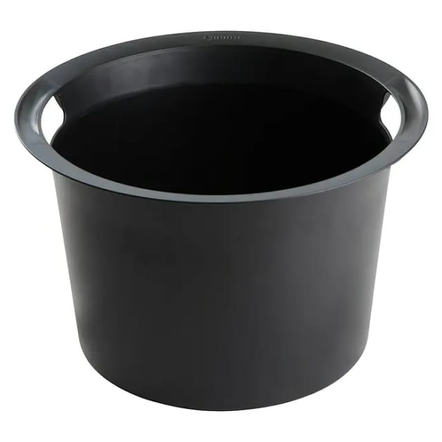 Aduro Holzkorb Plastikeinsatz Schwarz Ø 45 cm